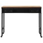 Mesa consola em MDF e madeira de abeto 100x33,5x80 cm