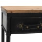 Mesa consola em MDF e madeira de abeto 100x33,5x80 cm