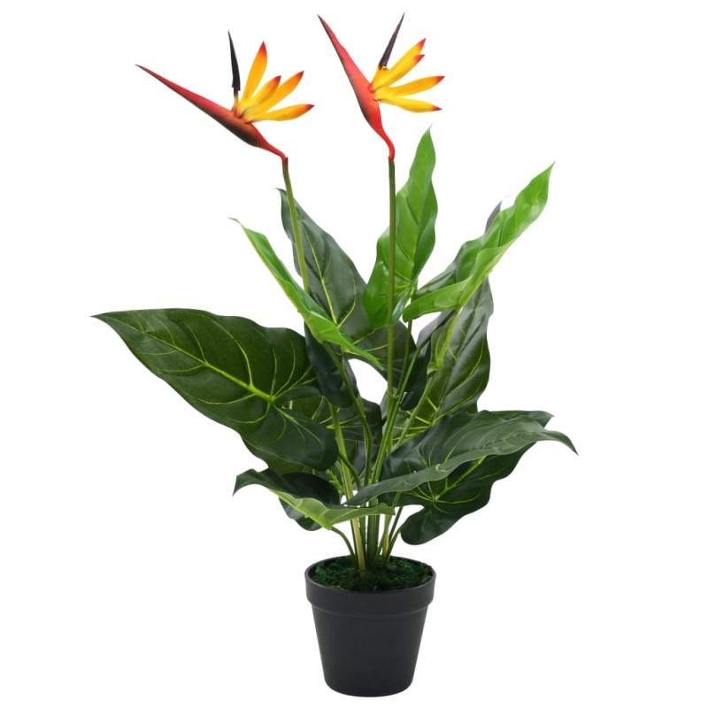 Planta estrelícia/ave do paraíso artificial 66 cm-Flores sintéticas-Home Retail