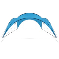 Tenda para festas arqueada 450x450x265 cm azul claro