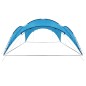 Tenda para festas arqueada 450x450x265 cm azul claro