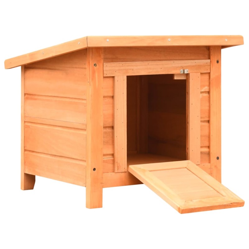 Casa para gatos pinho e abeto maciços 50x46x43,5 cm-Móveis para gatos-Home Retail