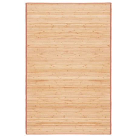 Tapete de bambu 100x160 cm castanho