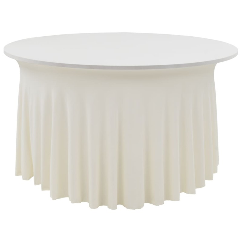 Capa extensível para mesa c/ camilha 2 pcs 180x74 cm creme-Capas de sofás-Home Retail