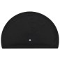 Base de guarda-sol semicircular poliresina 15 kg preto