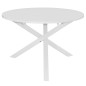 Mesa de jantar 120x75 cm MDF branco