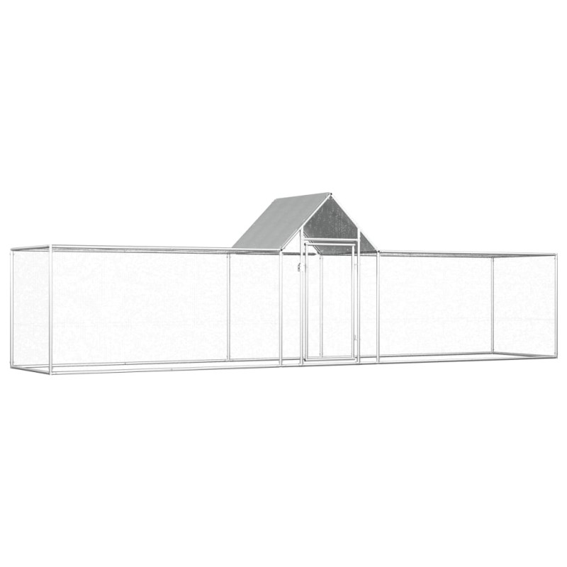 Galinheiro 5x1x1,5 m aço galvanizado-Casotas e gaiolas para animais pequenos-Home Retail