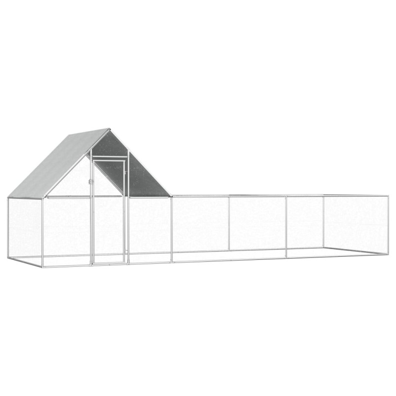 Galinheiro 6x2x2 m aço galvanizado-Casotas e gaiolas para animais pequenos-Home Retail