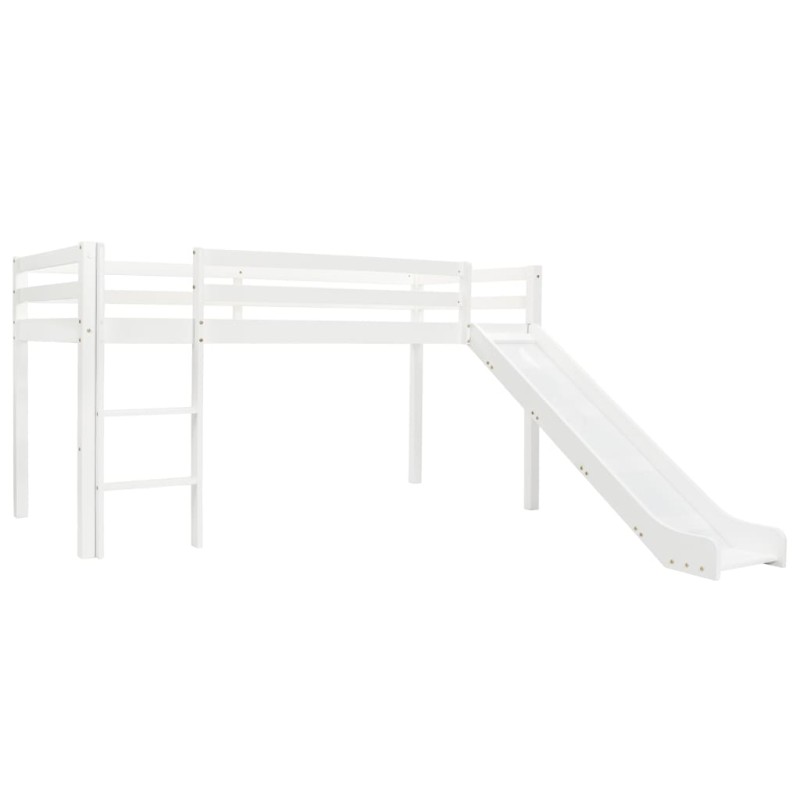 Estrutura de cama infantil c/ escorrega e escada pinho 97x208cm-Berços e camas infantis-Home Retail