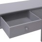 Mesa consola 90x30x77 cm madeira cinzento