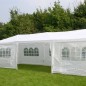 HI Tenda para festas com paredes laterais 3x9m branco