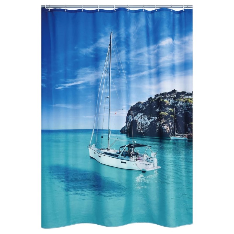 RIDDER Cortina de duche Sailboat 180x200 cm-Cortinas para casa de banho-Home Retail