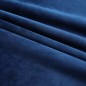 Cortinas blackout c/ ganchos 2 pcs 140x245cm veludo azul escuro