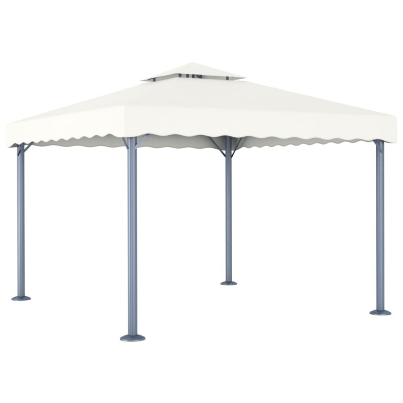 Gazebo 300x300 cm alumínio creme-Toldos e gazebos-Home Retail