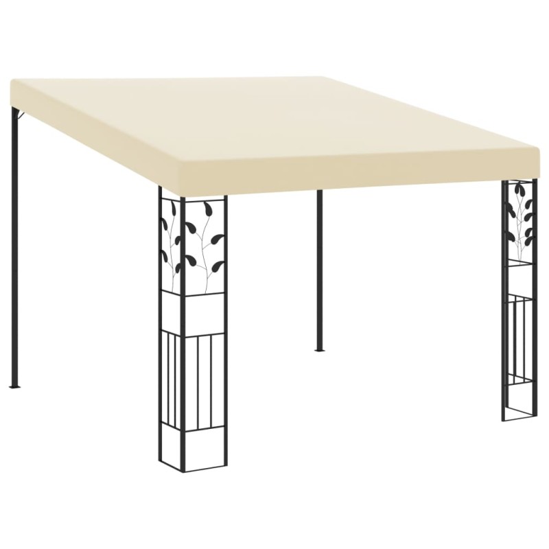 Gazebo de parede 3x3x2,5 m creme-Toldos e gazebos-Home Retail