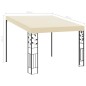 Gazebo de parede 3x3x2,5 m creme