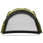 Tenda festas com LEDs e 4 paredes laterais 3,6x3,6x2,3 m verde