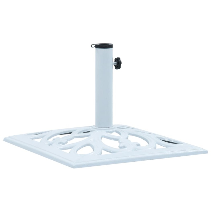 Base para guarda-sol 12 kg 49 cm ferro fundido branco-Suportes para guarda-sóis-Home Retail