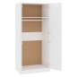 Roupeiro 80x52x180 cm contraplacado branco