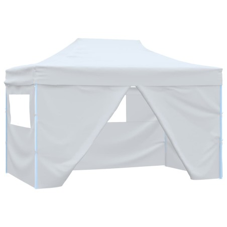 Tenda para festas dobrável c/ 4 paredes laterais 3x4,5 m branco