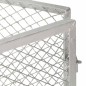 Compostor de jardim 100x100x77 cm ferro galvanizado