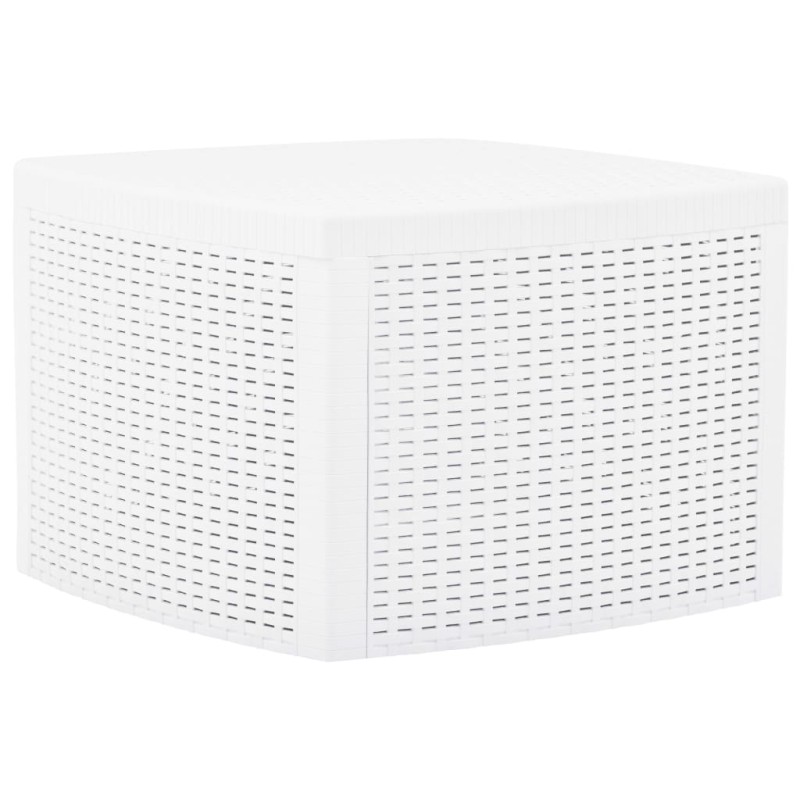 Mesa de apoio 54x54x36,5 cm plástico branco-Mesas de jardim-Home Retail