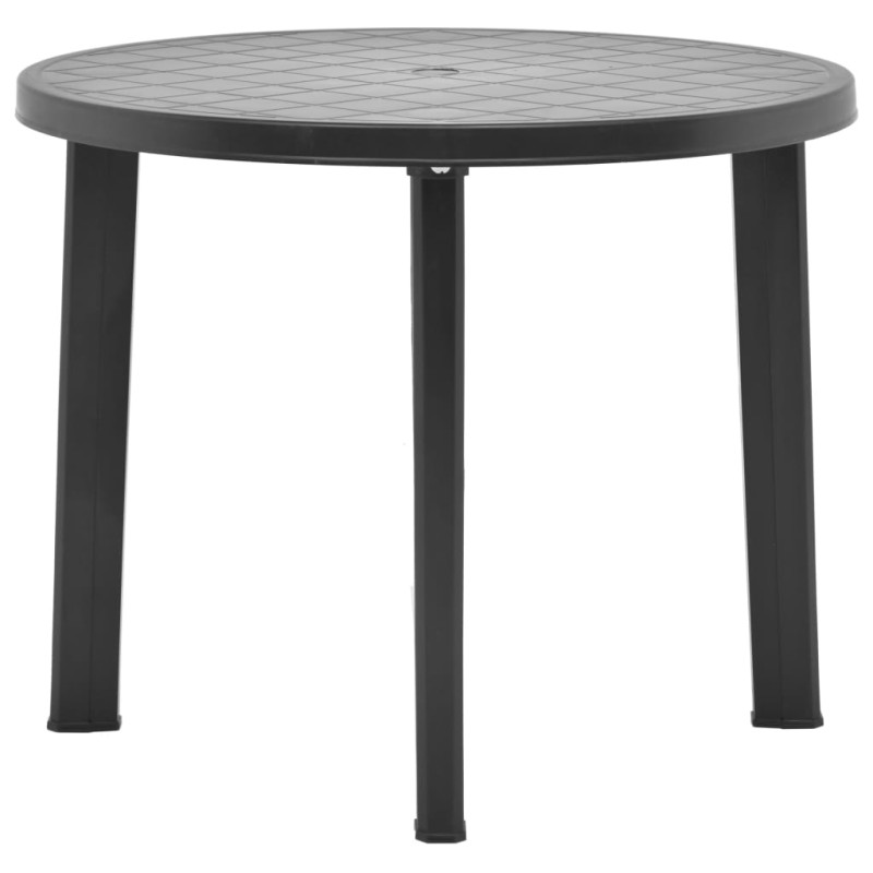 Mesa de jardim 89 cm plástico antracite-Mesas de jardim-Home Retail