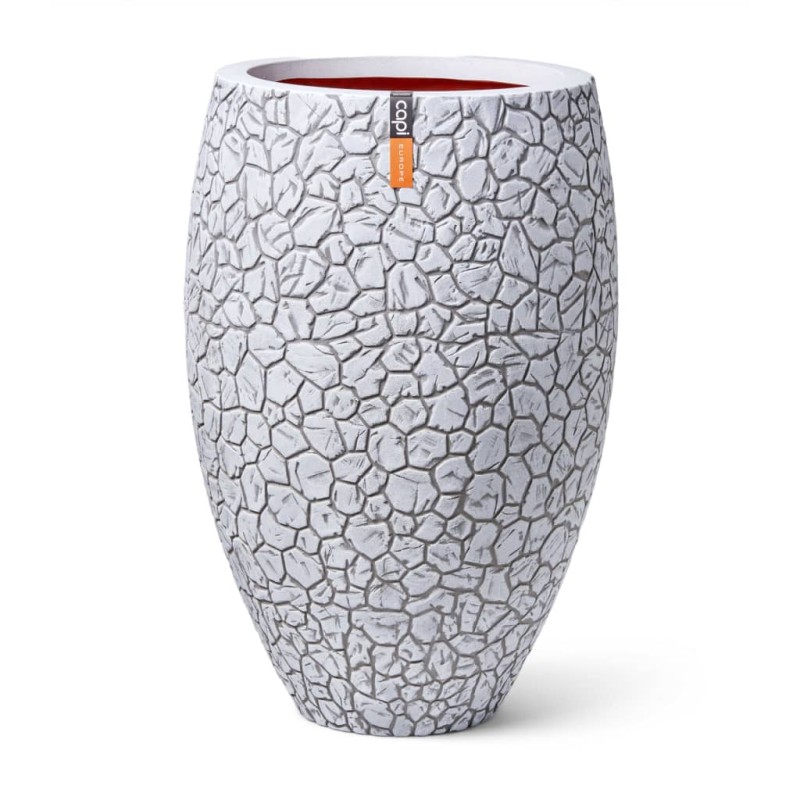 Capi Vaso Clay Elegant Deluxe 50x72 cm marfim-Vasos e floreiras-Home Retail