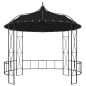 Gazebo redondo 300x290 cm antracite