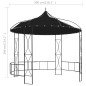 Gazebo redondo 300x290 cm antracite