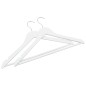 100 pcs conjunto de cabides antiderrapantes madeira branco