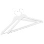 20 pcs conjunto de cabides antiderrapantes madeira branco