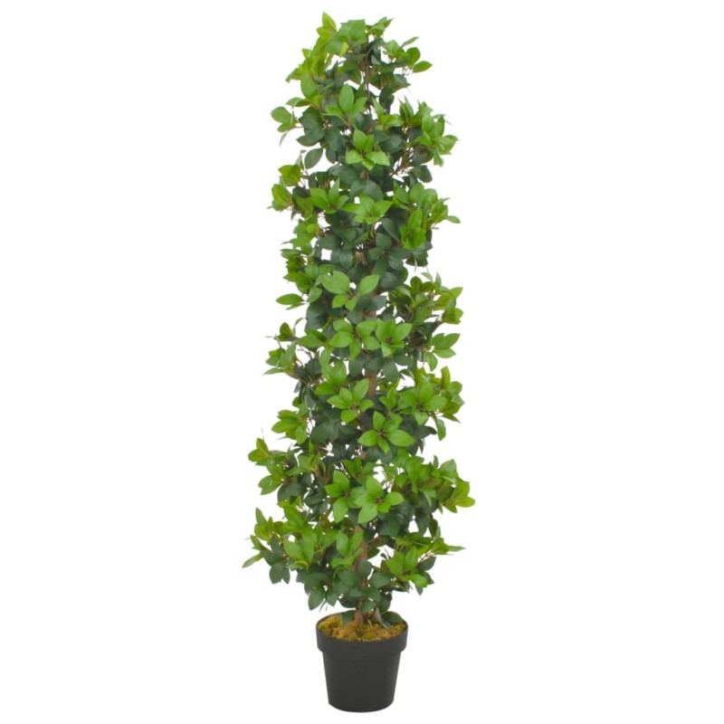 Planta loureiro artificial com vaso 150 cm verde-Flores sintéticas-Home Retail