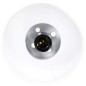 Candeeiro suspenso redondo 25 W 17 cm E27 branco