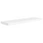 Prateleiras parede suspensas 2 pcs 90x23,5x3,8cm MDF branco