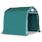 Tenda de garagem em PVC 2,4x2,4 m verde