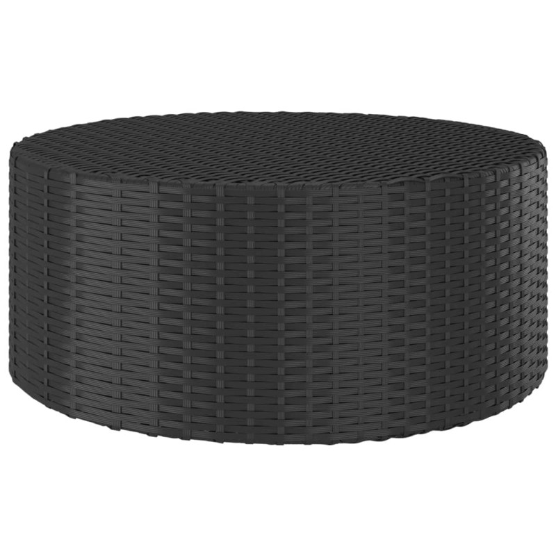 Mesa de centro 68x68x30 cm vime PE preto-Mesas de jardim-Home Retail