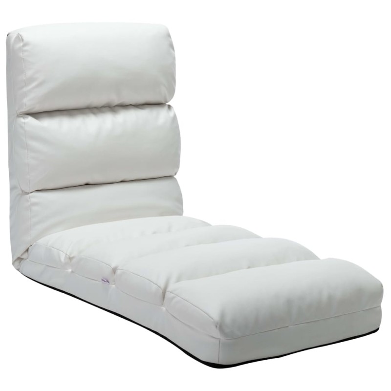 Colchão dobrável couro artificial branco-Cadeiras de descanso-Home Retail