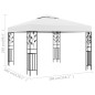 Gazebo 3x3 m 180 g/m² branco