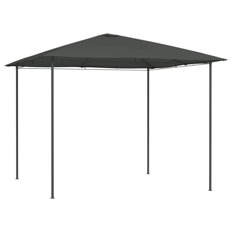 Gazebo 3x3x2,6 m 160 g/m² antracite-Toldos e gazebos-Home Retail