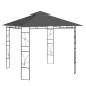 Gazebo 3x3x2,7 m 160 g/m² antracite