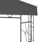 Gazebo 3x3x2,7 m 160 g/m² antracite