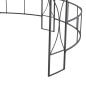 Gazebo redondo 300x290 cm cinzento-acastanhado