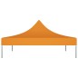 Teto para tenda de festas 3x3 m 270 g/m² laranja