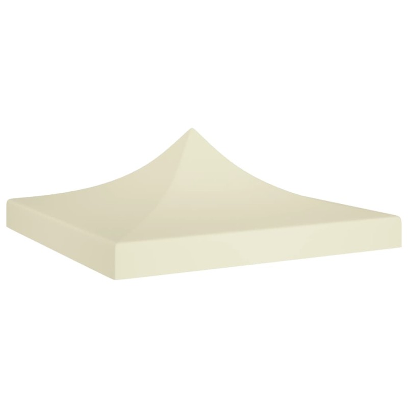 Teto para tenda de festas 2x2 m 270 g/m² cor creme-Topos para toldos e gazebos-Home Retail