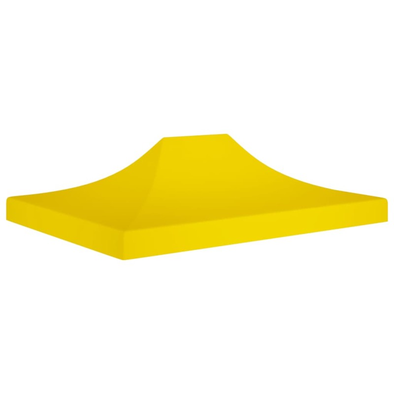 Teto para tenda de festas 4,5x3 m 270 g/m² amarelo-Topos para toldos e gazebos-Home Retail