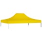 Teto para tenda de festas 4,5x3 m 270 g/m² amarelo