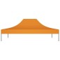 Teto para tenda de festas 4x3 m 270 g/m² laranja