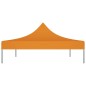 Teto para tenda de festas 4x3 m 270 g/m² laranja