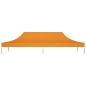 Teto para tenda de festas 6x3 m 270 g/m² laranja